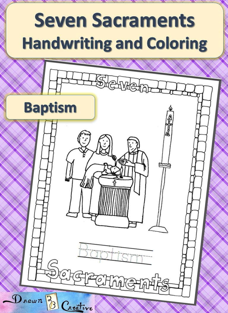 Baptism Activity Page Printable
