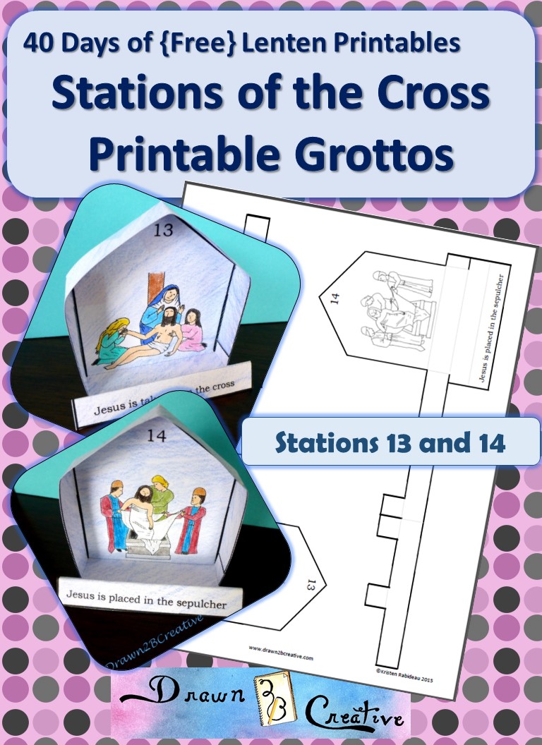 40 Days of Free Lenten Printables: The last set of Stations of the ...