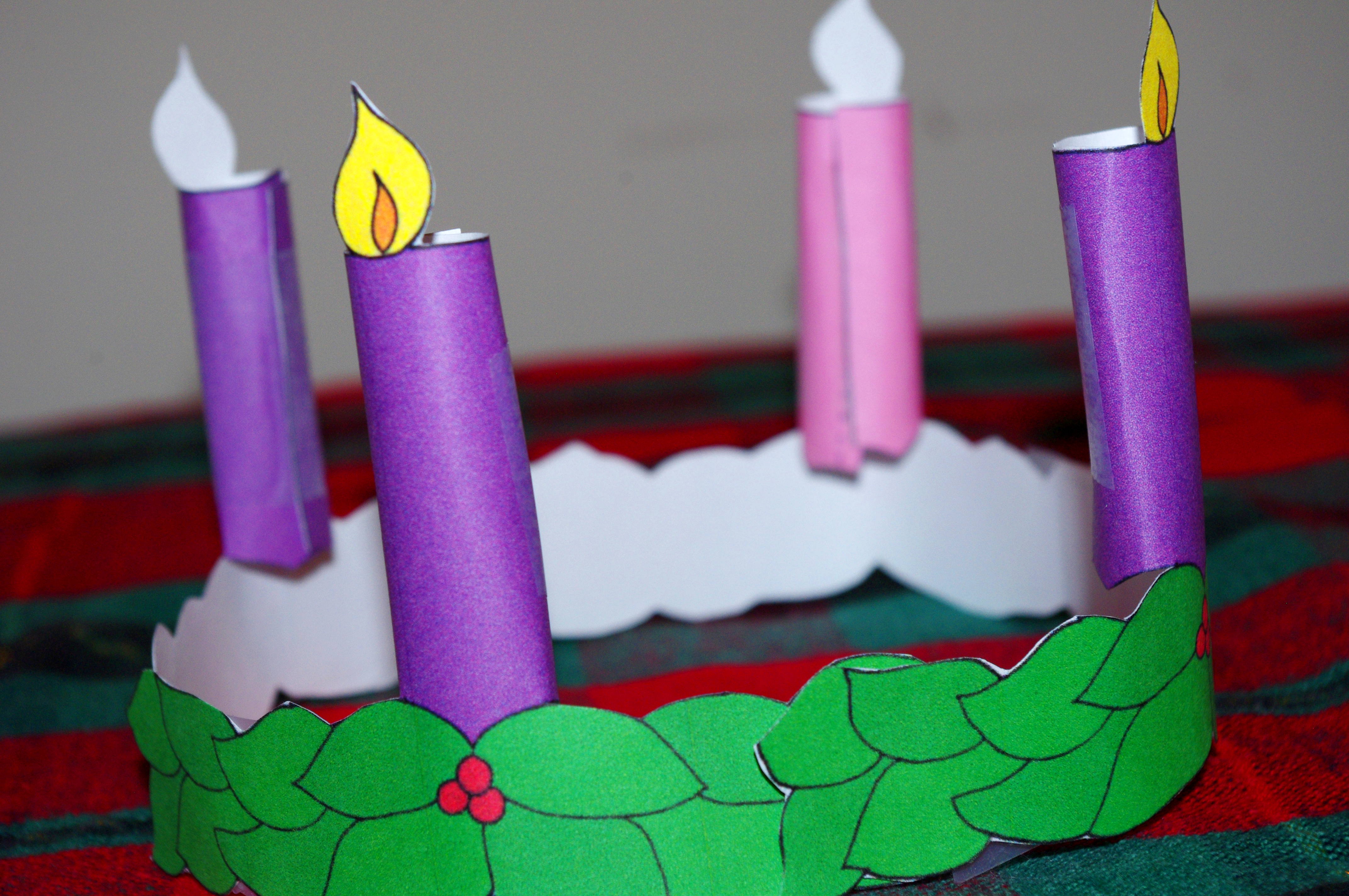 3-D Printable Advent Wreath - Drawn2BCreative